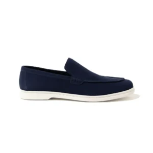 Vibrant Suede Loafer - Blue