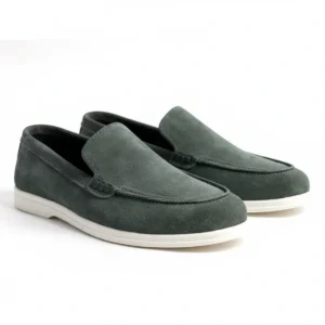 Vibrant Suede Loafer - Green